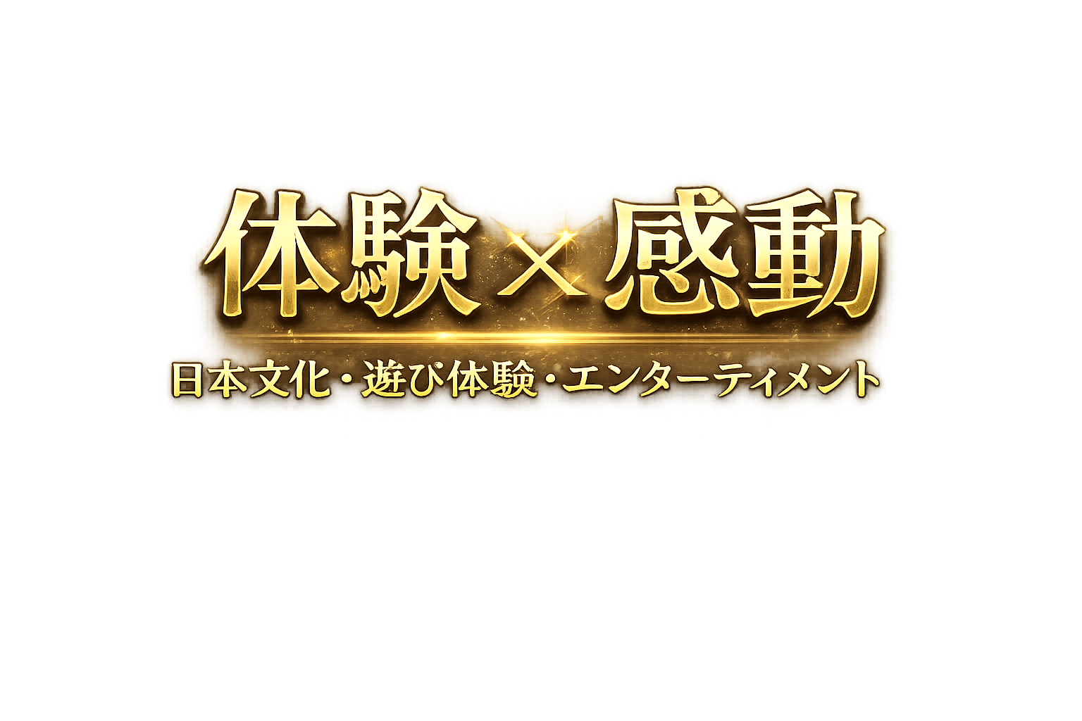 体験×感動 日本文化・遊び体験・エンターティメント